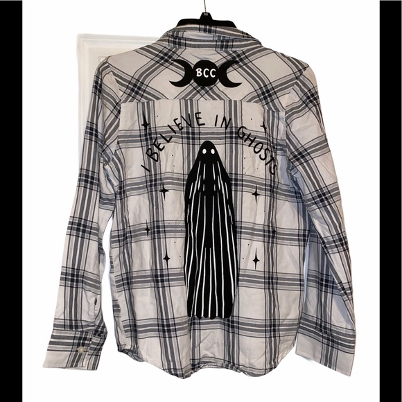 BlackCraft Cult plaid l/s flannel tee XS,S,L - Picture 3 of 6